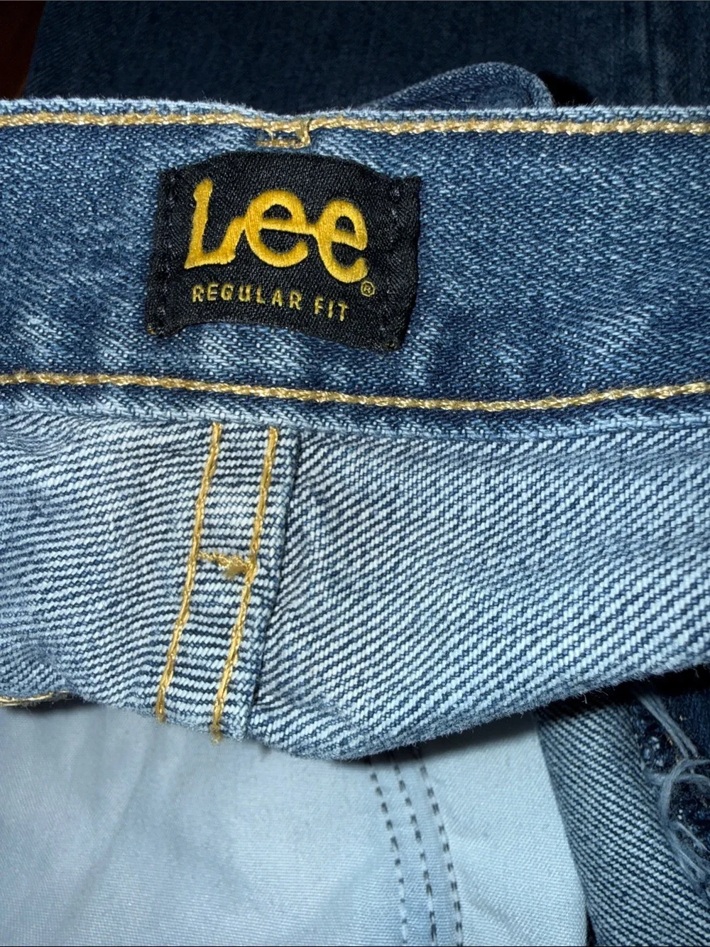 Lee Straight-Leg Men's Jeans in Blue Denim